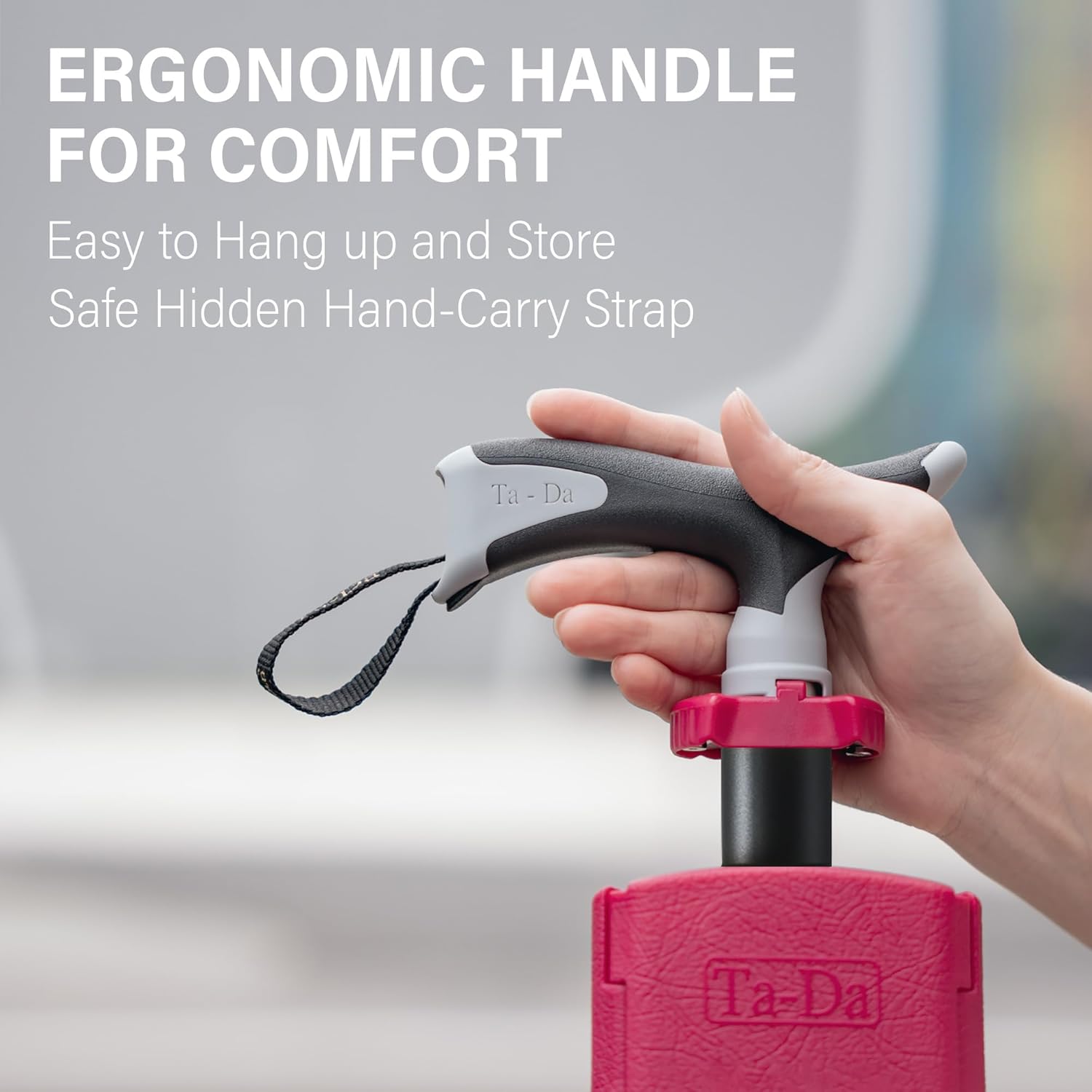 Ta-Da Hiking Pole With Built-In Comfort Seat For Hikers