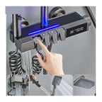 Navaro Ash-Plated サーモスタティックシャワーセット デジタルディスプレイ付きおよび加圧蛇口 | Petprovac