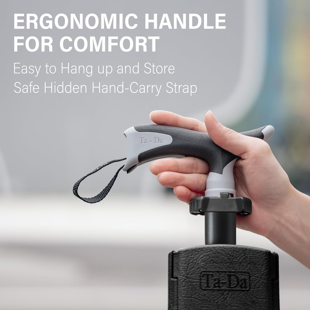 Teleskopická hůl TerraNest s vestavěným sedátkem pro přestávky