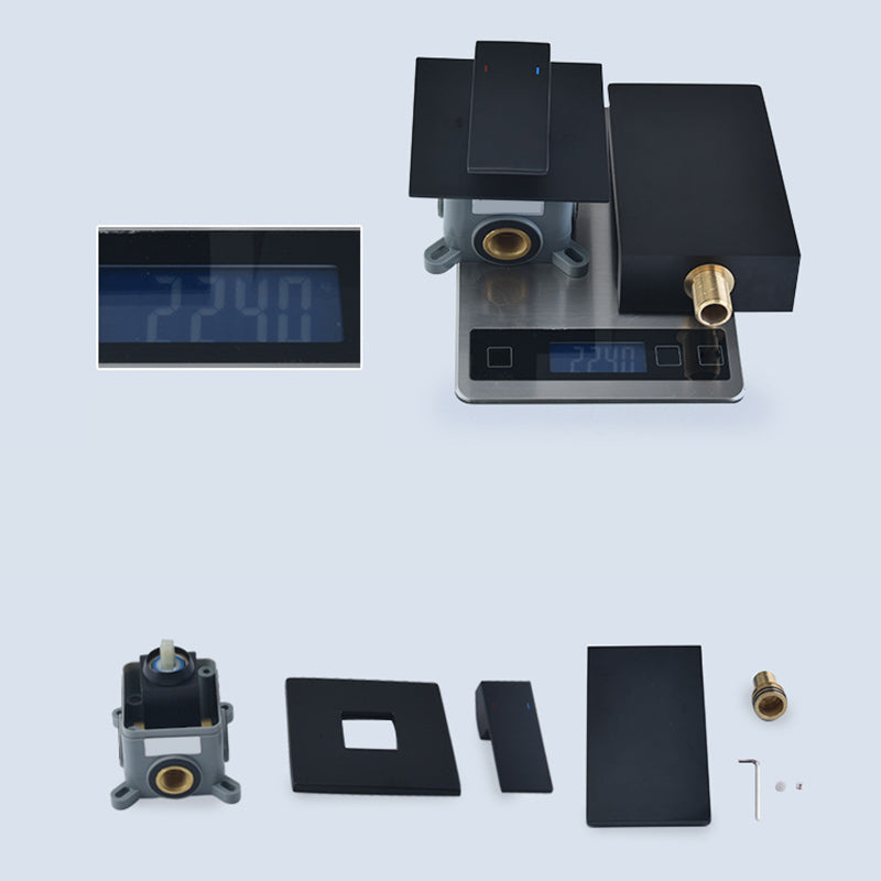 Cascade | Wall-Mounted Single-Handle Waterfall Bathroom Faucet | Petprovac