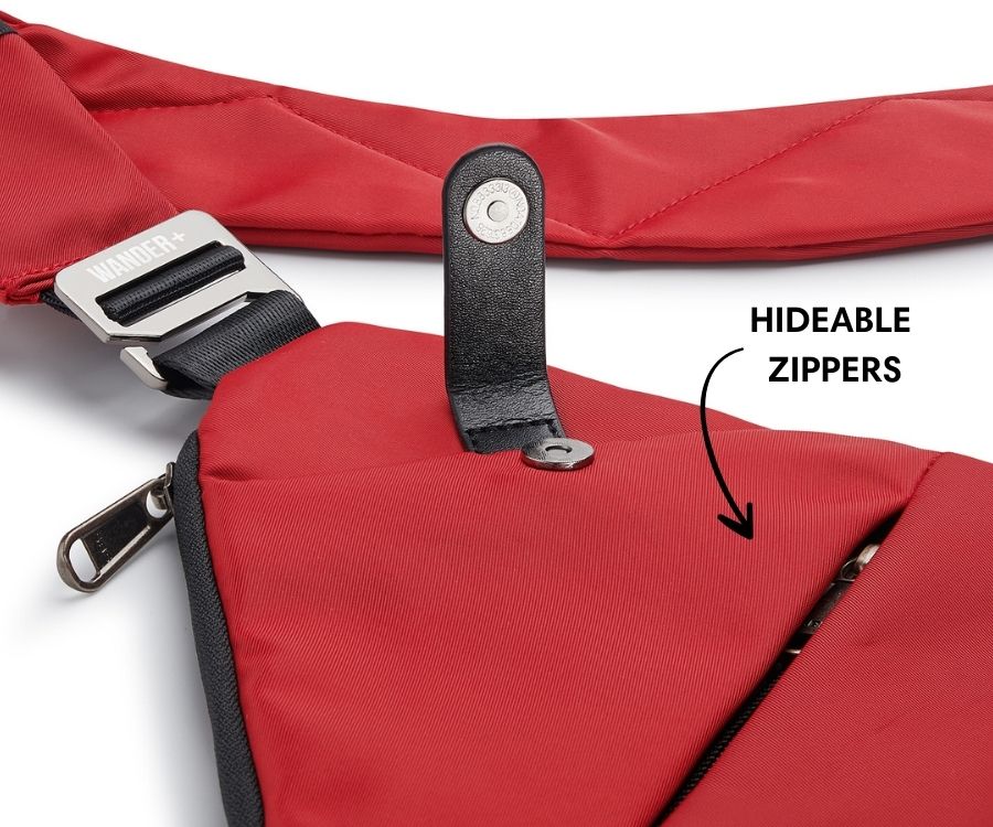 Anti-Theft Travel Bag – Hidden Zippers and Front-Facing Security