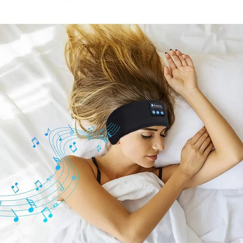 SomniBand | Banda para Dormir Bluetooth con Altavoces Integrados, Tela Suave, Batería de 10 Horas