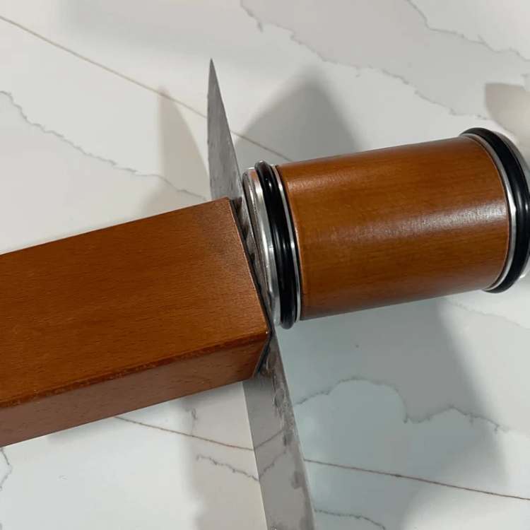 Pengasah Pisau Bergulir Grit Berganda EdgeFlow untuk Dapur Memulihkan Bilah Tajam