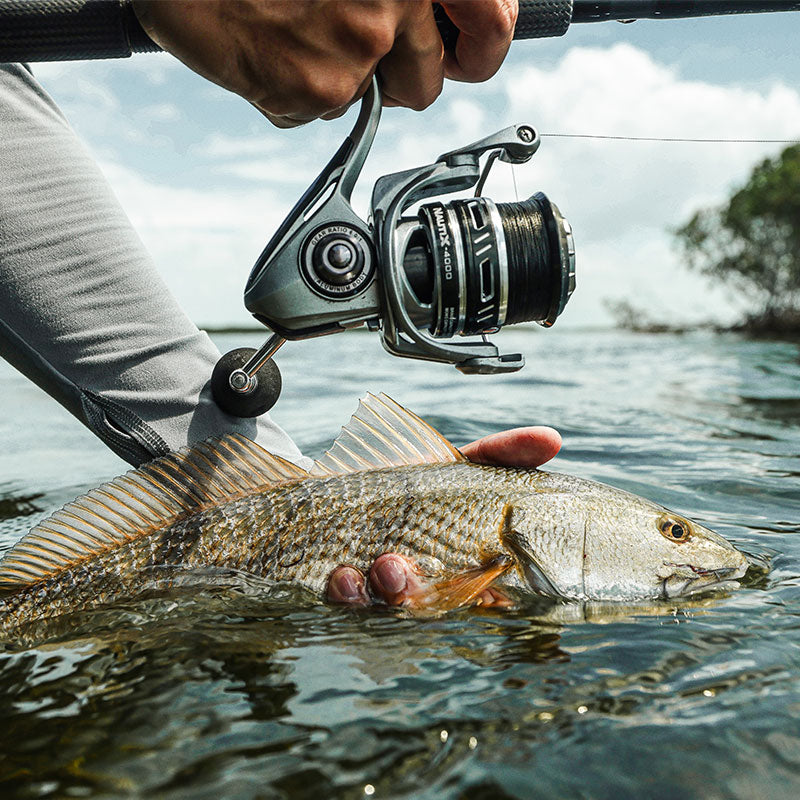 بكرة صيد دوارة PetprovacNautiX للمياه المالحة بجسم من الألمنيوم