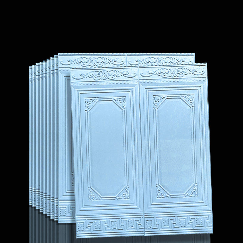 Contemporary waterproof wall cladding peel and stick interior stretch panels