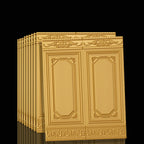 Contemporary waterproof wall cladding peel and stick interior stretch panels