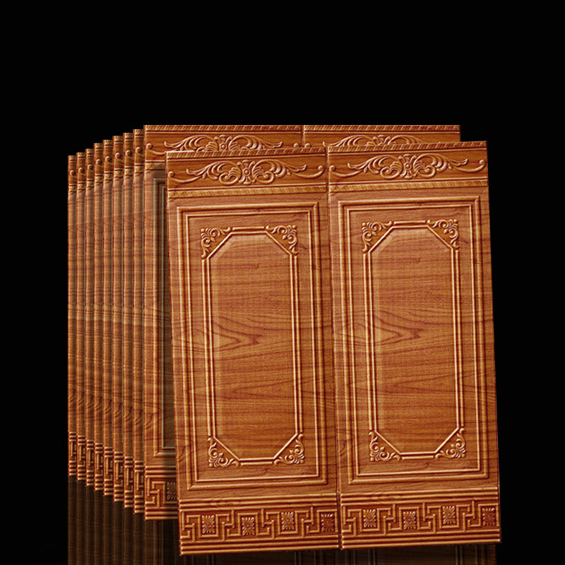 Contemporary waterproof wall cladding peel and stick interior stretch panels