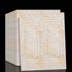Contemporary waterproof wall cladding peel and stick interior stretch panels