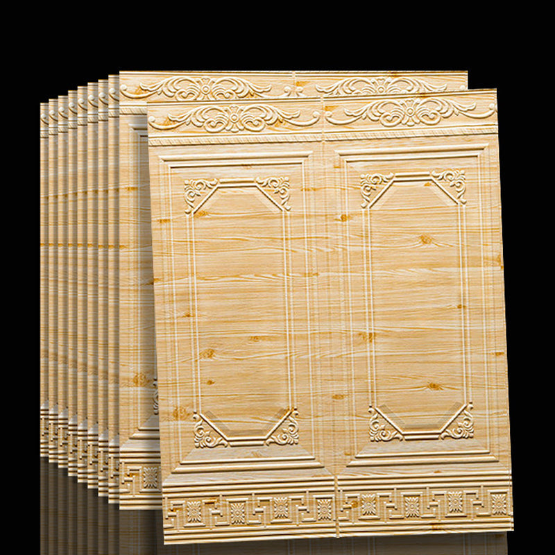 Contemporary waterproof wall cladding peel and stick interior stretch panels