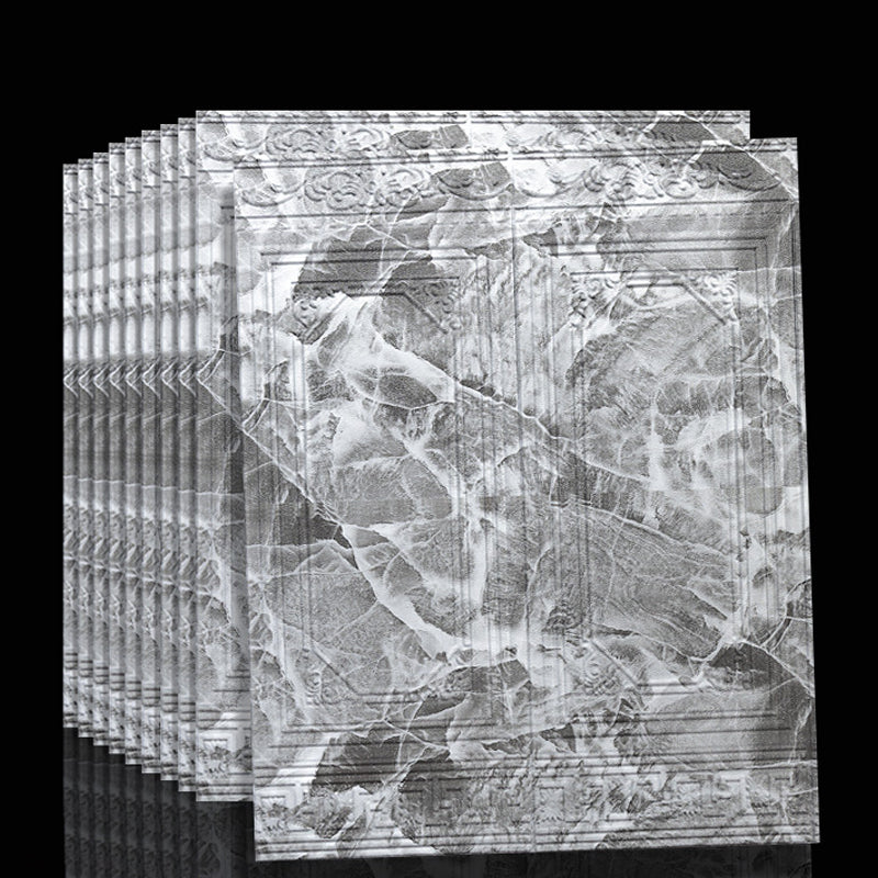 Contemporary waterproof wall cladding peel and stick interior stretch panels