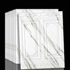 Contemporary waterproof wall cladding peel and stick interior stretch panels