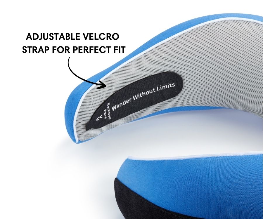 Memory Foam Travel Neck Pillow for Long Flights, Road Trips and Everyday Commutes