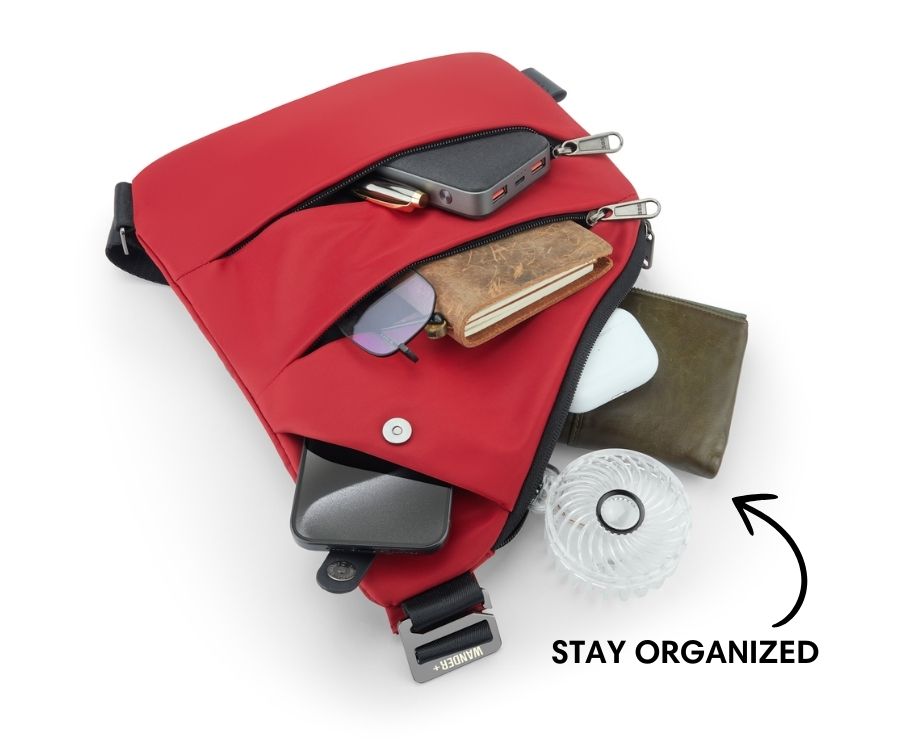 Anti-Theft Travel Bag – Hidden Zippers and Front-Facing Security