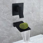 Cascade | Wall-Mounted Single-Handle Waterfall Bathroom Faucet | Petprovac
