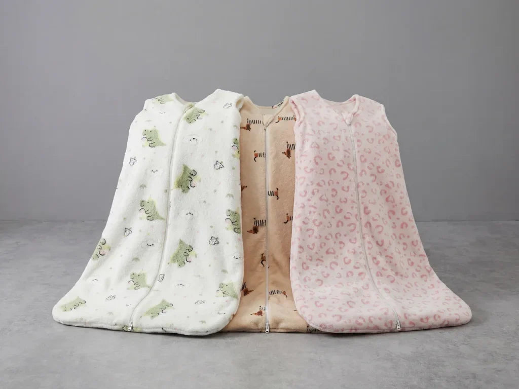 Fleece Baby Sleeping Bag Ultra-Soft With 2-Way Zipper | petprovac