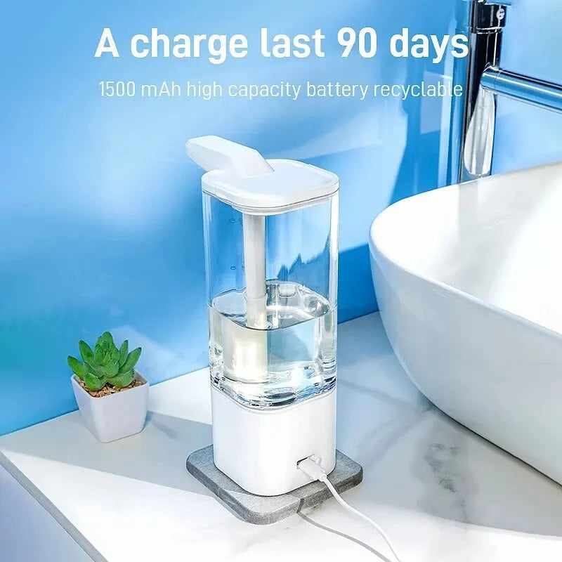 Dispensador de jabón para el hogar sin contacto con sensor de movimiento para manos limpias