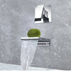 Cascade | Wall-Mounted Single-Handle Waterfall Bathroom Faucet | Petprovac