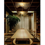 Nokari Boho Hasır Sarkıt Lamba Japon Tarzı Sıcak Işık