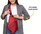 Anti-Theft Travel Bag – Hidden Zippers and Front-Facing Security