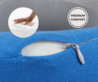 Memory Foam Travel Neck Pillow for Long Flights, Road Trips and Everyday Commutes