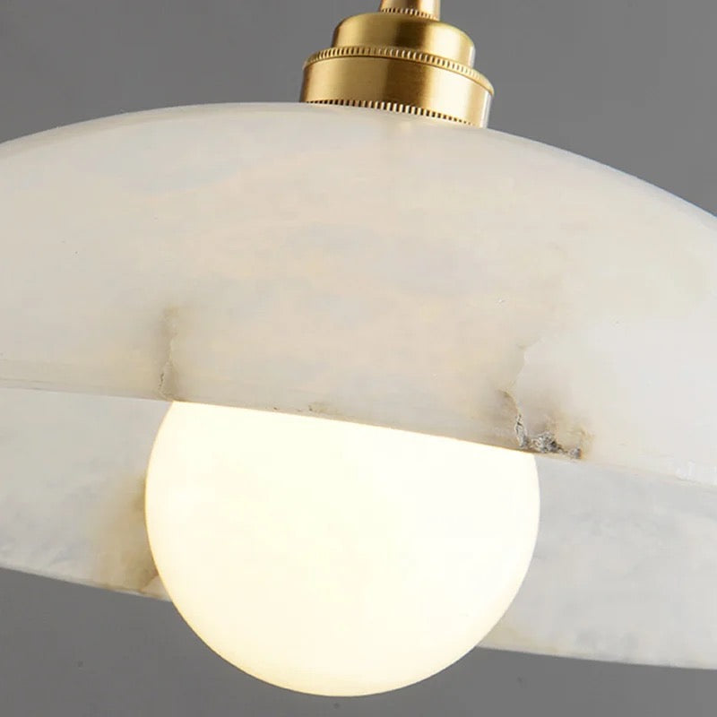 Elara | Lampade a sospensione in alabastro e marmo