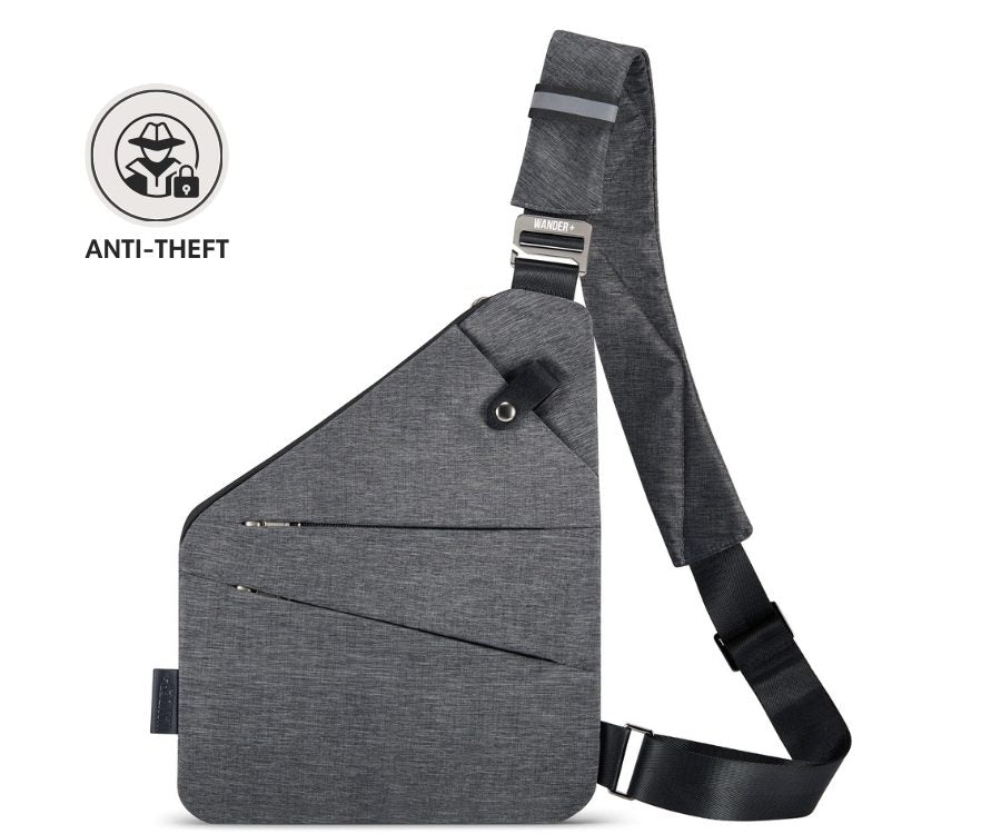 Anti-Theft Travel Bag – Hidden Zippers and Front-Facing Security