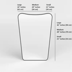 Uregelmessig italiensk stil veggspeil