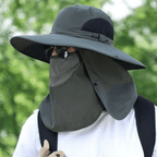 Breathable Fishing Hat With Wide Brim And Sun Protection