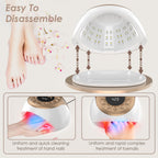 Blue And Red LED Nail Care Light For Fingers And Toes
