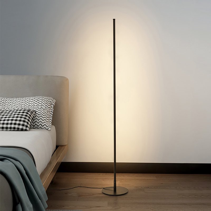 LuxeGlow Floor Lamp With Remote Dimmable Brightness And Color Temperature