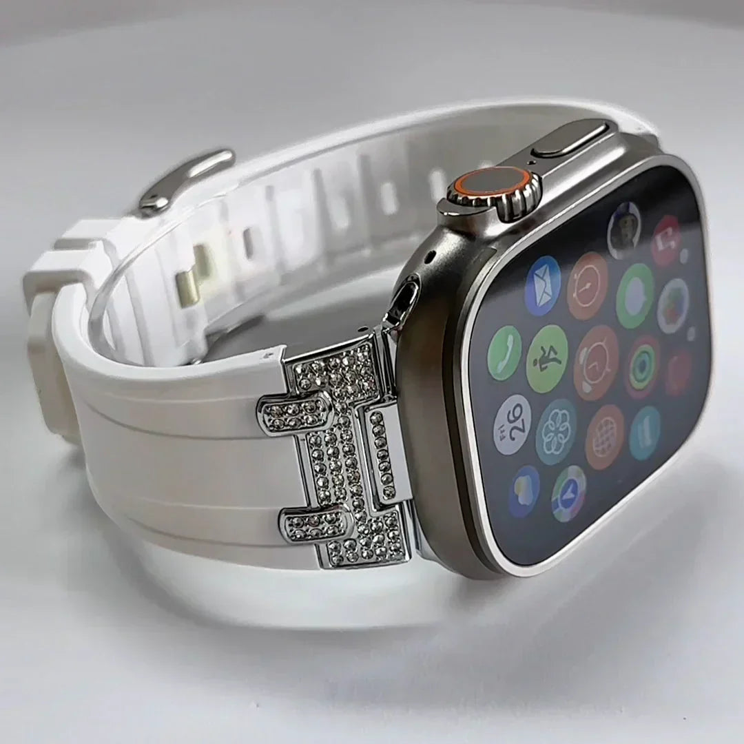 Lunara silikon diamantband för Apple Watch | Petprovac