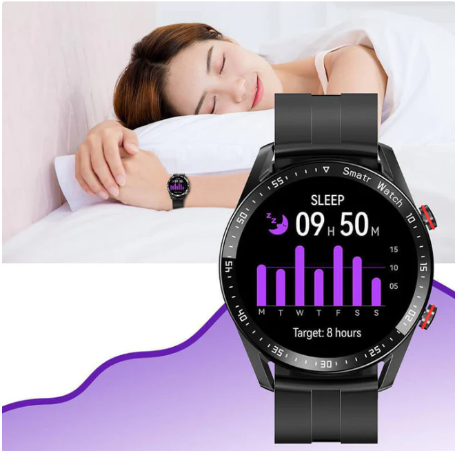 Férfi vízálló Bluetooth okosóra pulzusmérővel
