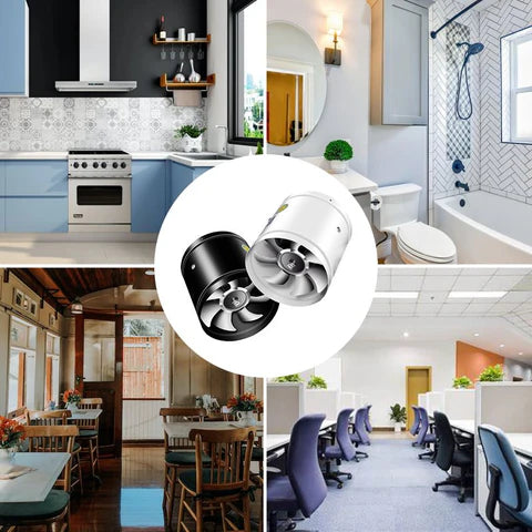 Virelle tichý měděný odsavač vzduchu pro domácnost a kancelář