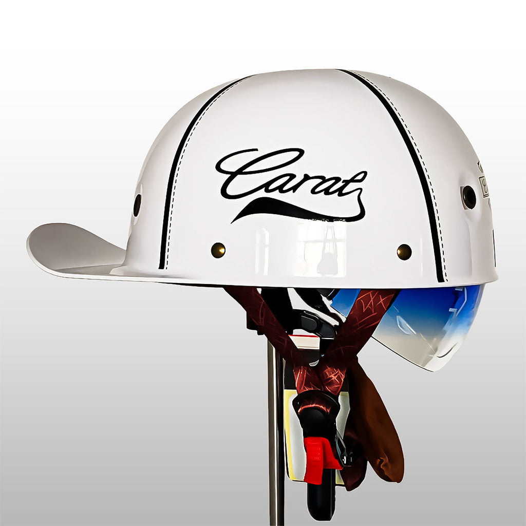 Moto baseballpetstijl helm met DOT- en ECE-certificering