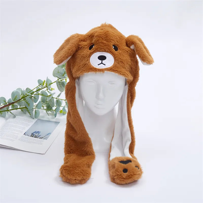Funny hat with wobbly ears