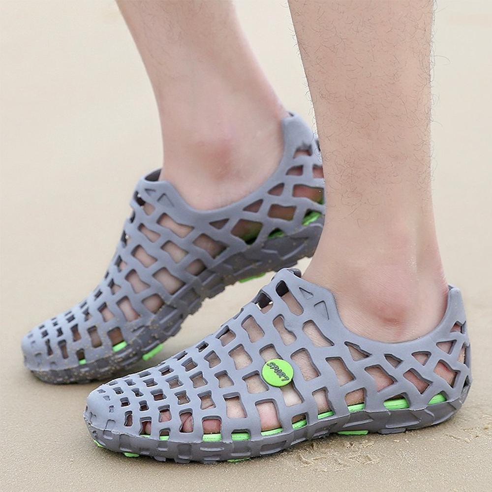 Breathable Hollow Design Solid Flat