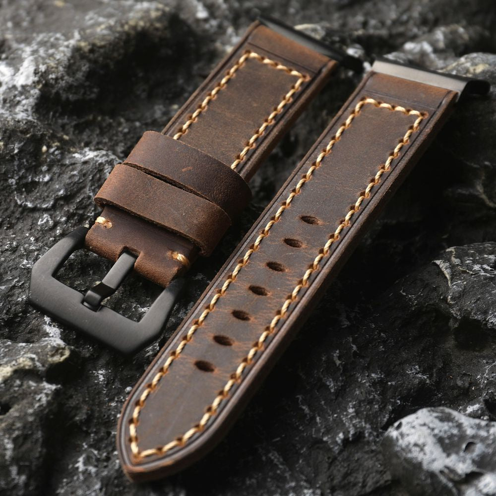 Kestrel | Handcrafted Rugged-Style Strap for Ultra Smartwatches - Antique Brown