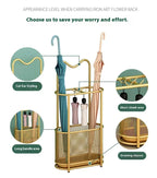 AstraWeave hållbar paraplyställ med inbyggd vattentråg