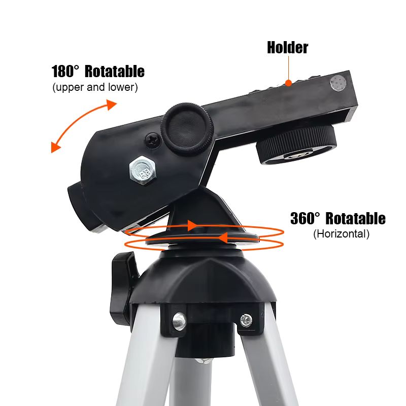 Professional Astronomical Telescope 70mm Aperture, 300mm Focal Length With Easy Setup For Stargazing And Nature