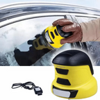 Heated Windshield Scraper With Automatic Clearing For Winter Driving