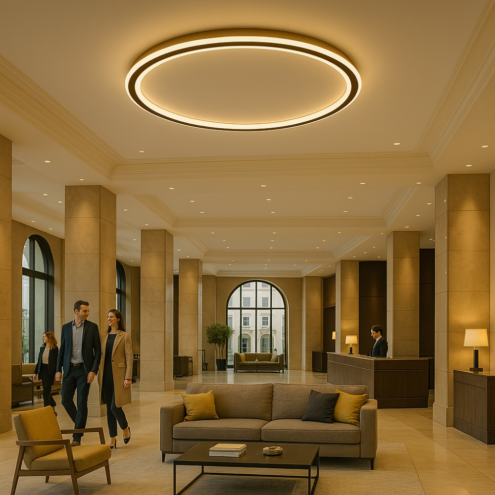 SkagaNova Nordic ściemnialna lampa sufitowa LED w ciepłej bieli