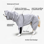 BarkDry vanntett reflekterende hundedekken med ben, UK