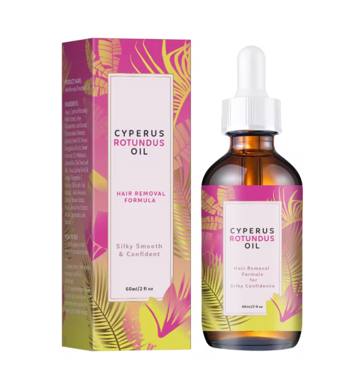 Cyperus rotundus olej pro odstranění chloupků, minimalizátor opětovného růstu 60 ml
