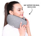 Memory Foam Travel Neck Pillow for Long Flights, Road Trips and Everyday Commutes