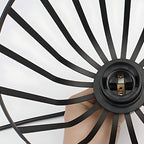 ApexOrb ブラックアイアン インダストリアル シーリングペンダントライト