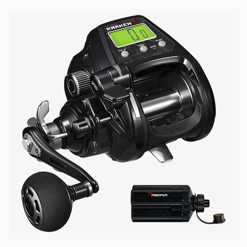 بكرات صيد كهربائية كبيرة من بيتبروفاك كراكن، بكرة صيد موصى بها من هايكو