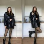 Průsvitné punčocháče s fleecovou podšívkou | Petprovac