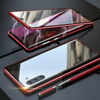 Samsung magnetic tempered glass double-sided phone case
