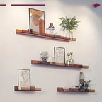 ShelfEase – Industrial Floating Wall Shelf with Stylish Functionality