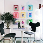 PrismaEdge Gennemsigtig Billedramme Med Farvet Kant